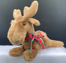 Vintage 1978 Dakin MAXIE Moose Plush Stuffed Animal 11" Nutshell Stuffing