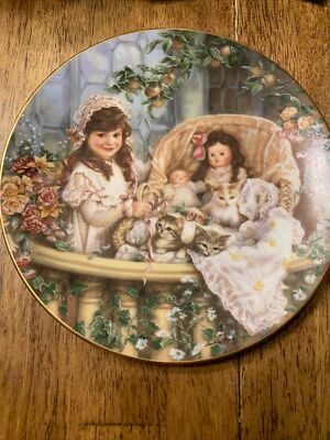 Cats In The Cradle 8 1/2  Decorative Plate (1991)