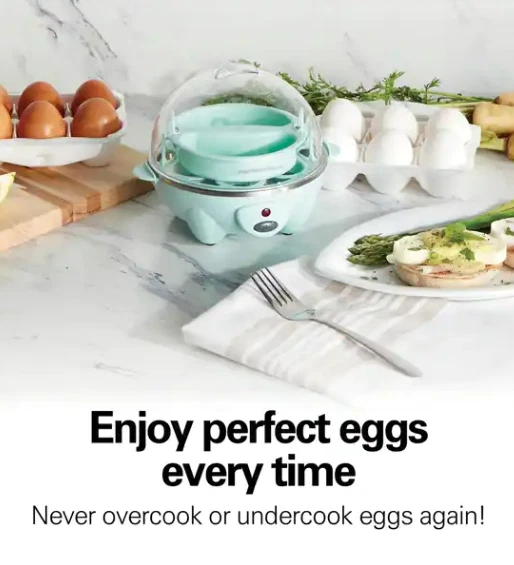 7-Pod Electric Egg Cooker for Perfect Hard Boiled Eggs Fast 7-Pod Electric Egg Cooker for Perfect Hard Boiled Eggs Fast