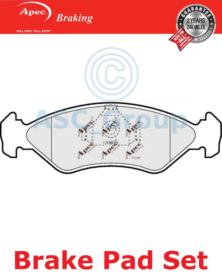 Jeu De Plaquettes De Frein Avant Apec Qualité OE Remplacement PAD561 - Photo 1/1