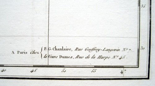 Italie - Dépt de Marengo - Rare Grande Carte Dépt Fr. en Italie 84x58 vers 1803 - Picture 3 of 3