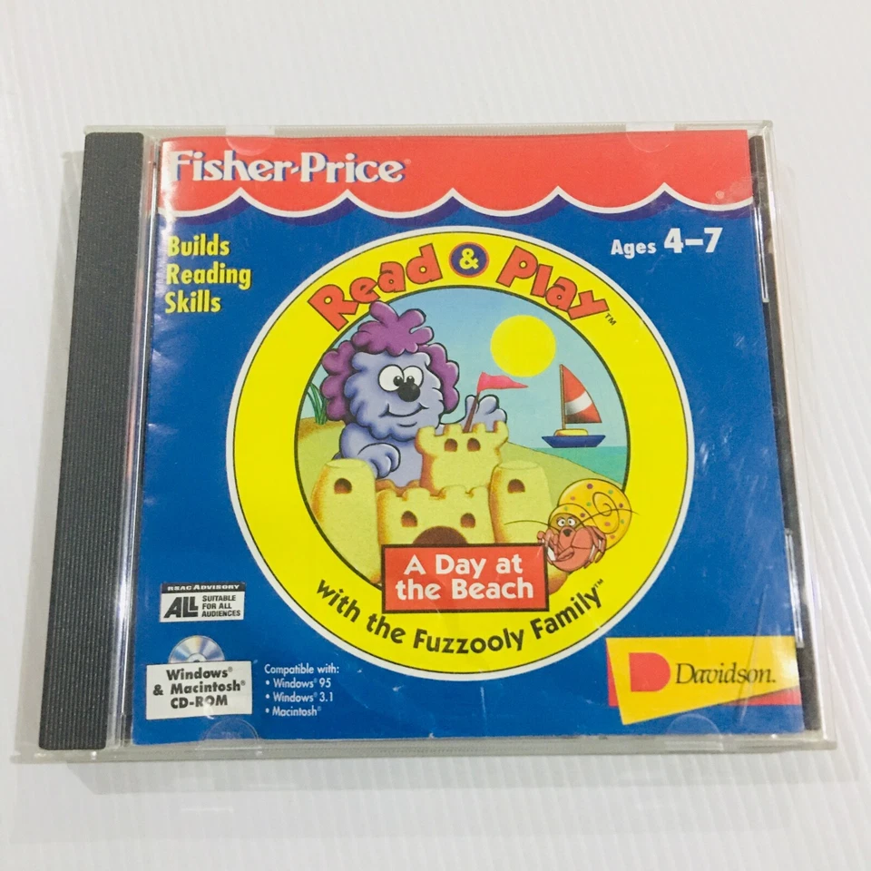 Fisher Price Read & Play A Day At The Beach PC CD-Rom Windows Mac Home School - Image 2 of 4