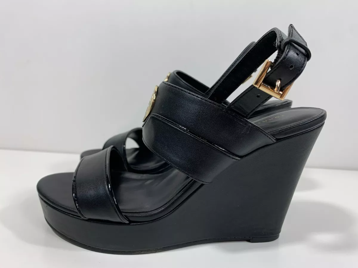 Tommy hilfiger top wedge heels
