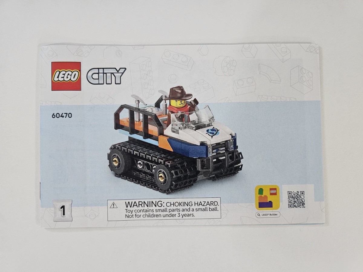 LEGO City 60470 Arctic Explorer Train Snow Tractor Only All