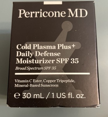 Perricone MD Cold Plasma Plus+ Daily Defense Moisturizer SPF 35- 1 oz - Ex 04/26