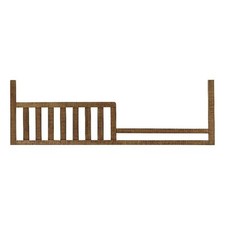 Westwood Design Urban Rustic Wood Convertible Toddler Rail - Brushed Wheat Brown