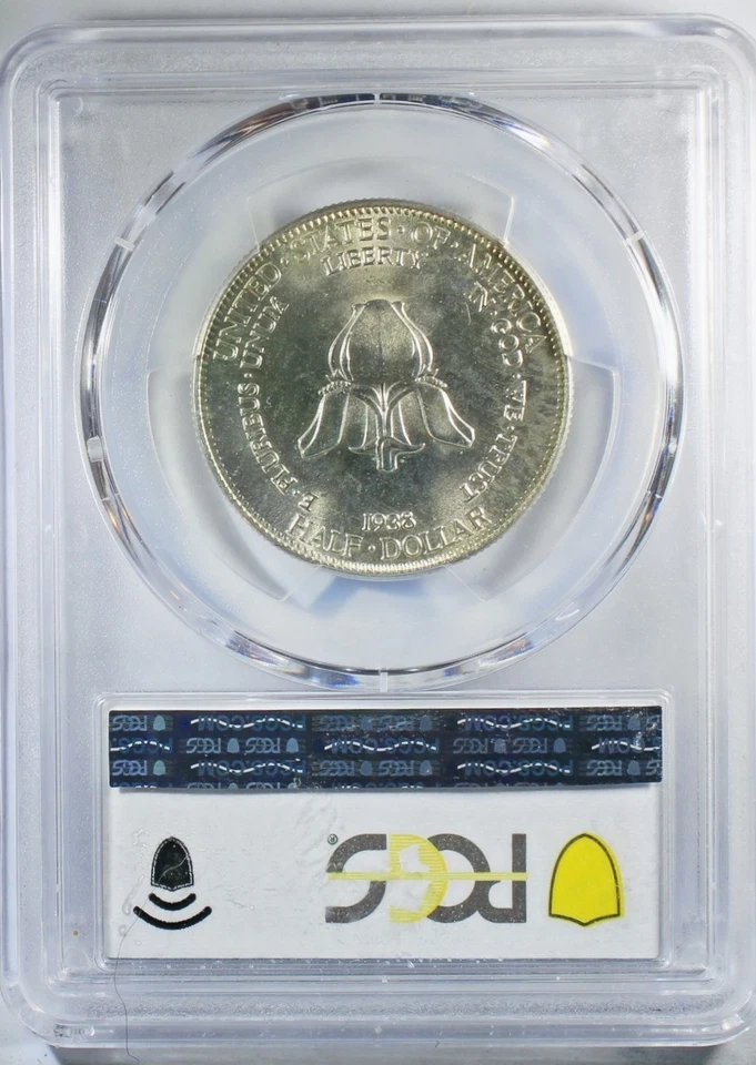 1938 New Rochelle Silver Commemorative Half Dollar - PCGS MS-65 - GEM - Image 2 of 4