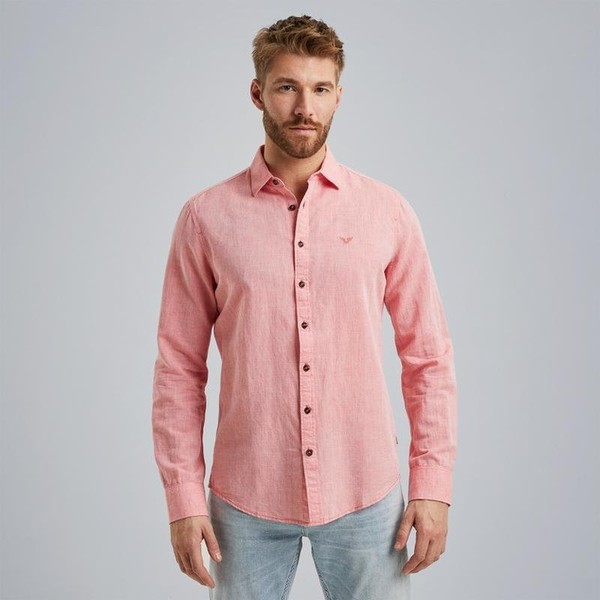 Men PME Legend Shirt Pink Cotton XL #BYIU