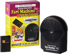 Remote Controlled Fart Machine 2 with Boom Box Technology - 15 Realistic Sounds