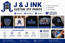 Custom Logo DTF Transfer | Heat Transfer | Ready To Press Transfers