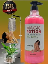 Magic Potion Skin Whitening Shower Gel Face & Body Wash,1000ml [USA Stock 🇺🇸] 