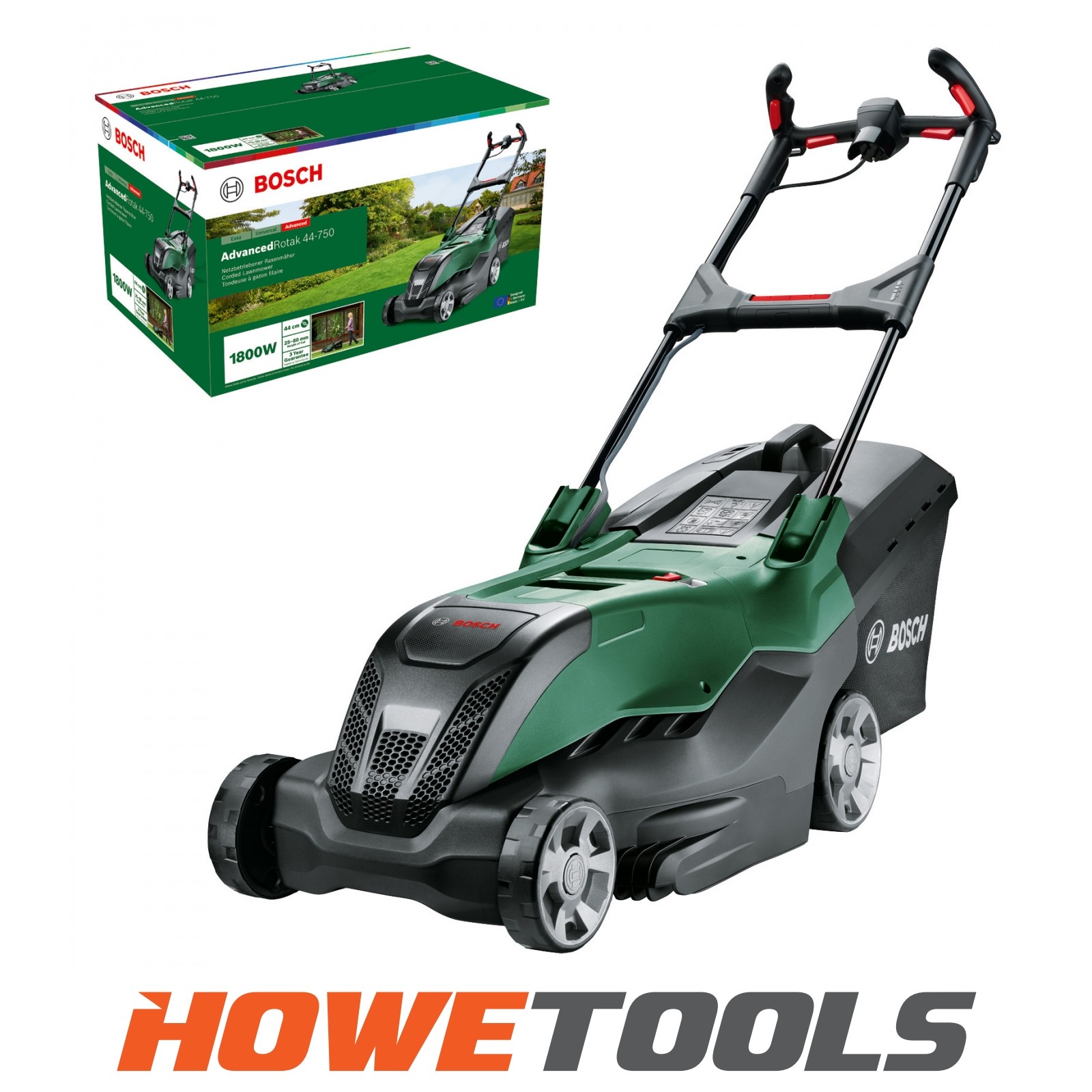 BOSCH ADVANCEDROTAK 44-750 240v Rotary mower