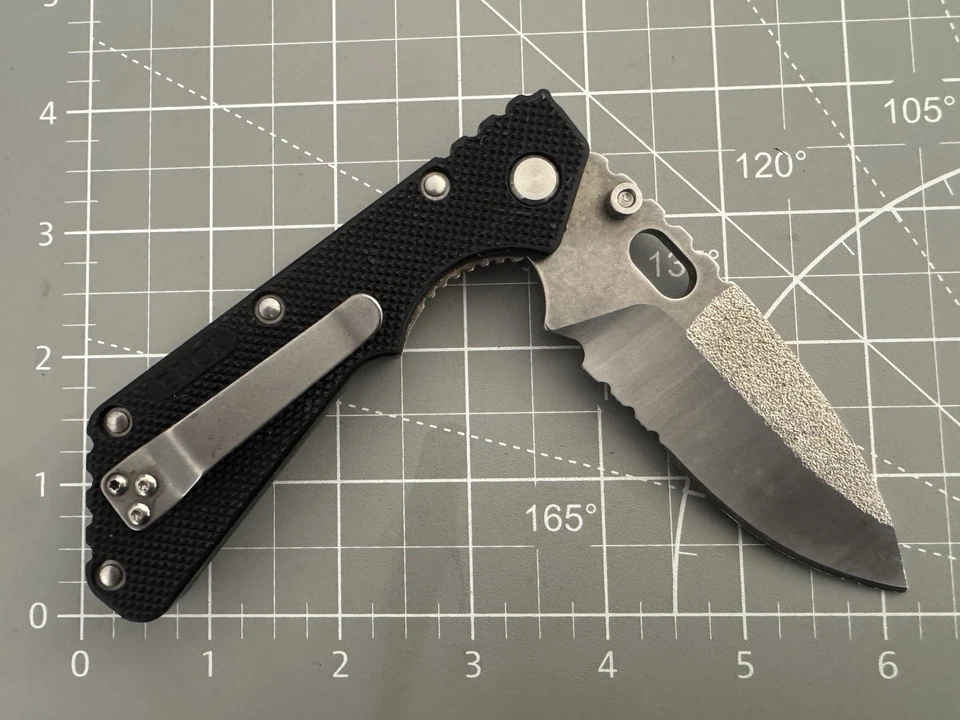 STRIDER BUCK TARANI Tactical Issue Black G10 Handle ATS34 3.5" Spear Point Knife - Image 2 of 4