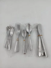 Stainless Steel Flatware Set 60 Piece Forks Spoons Knives Silverware Kitchen Din