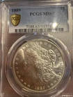 1889-P Morgan Silver Dollar $1 PCGS MS63,  Stunning Coin, Brilliant Strike
