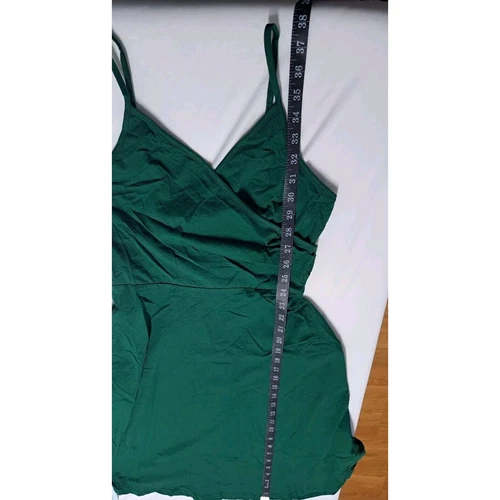 Mujer Cuello en V Correa de Espagueti Verano Informal Columpio Solero con Bolsillo Talla S - Imagen 6 de 10