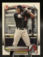 2025 Bowman Draft BD-84 Kayson Cunningham Arizona Diamondbacks