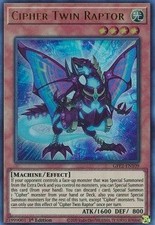 YuGiOh Cipher Twin Raptor GFP2-EN109 Ultra Rare Englisch NM 1st