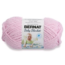 Bernat Baby Blanket Yarn 3.5oz Super Bulky 6 Gauge Pink Single Ball 454533