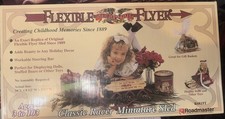 Flexible Flyer Classic Racer Miniature Sled Brown Red Workable Steering Bar