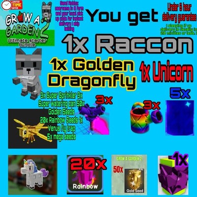  Grow a Garden 2 | Raccoon | GAG2 Fast & Easy