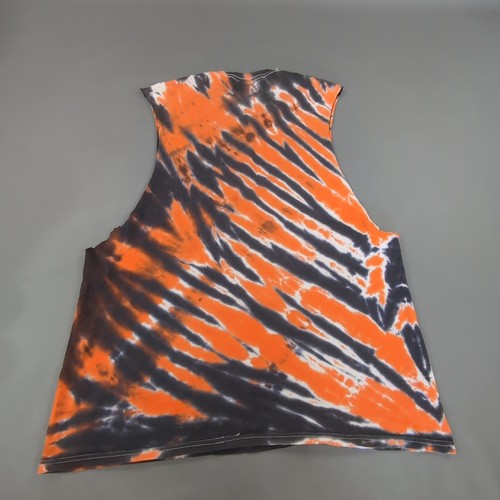 Thrasher Magazine Sleeveless Shirt Mens Extra Large Tie Dye Orange Skater Y2K - Picture 8 of 11