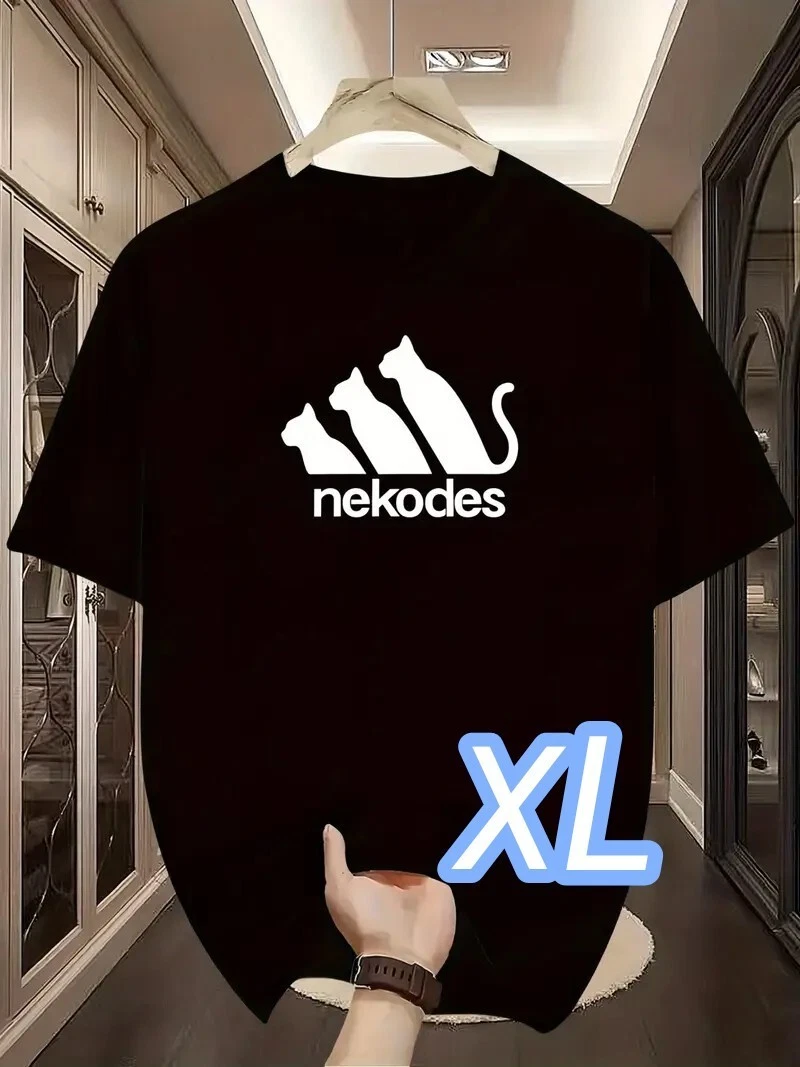Dry T Black XL Size Nekodes Quick Dry Breathable Material Size Parody T shirt