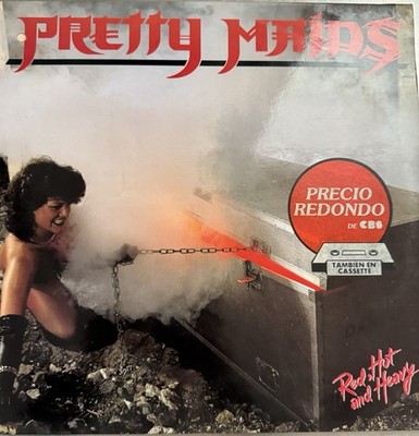 Pretty Maids , Red, Hot And Heavy, Reissue,Spain 90 VG+