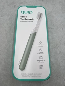 Quip brosse à dents sonique avec bristelles douces - Sage vert Nouveau dans la boîte