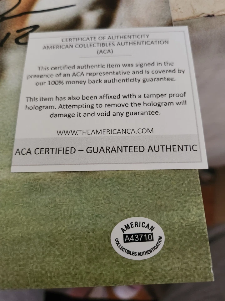 Terry Bradshaw Pittsburgh Steelers Autografiado Grande 11x14 Con Certificación Foto 2 de 2