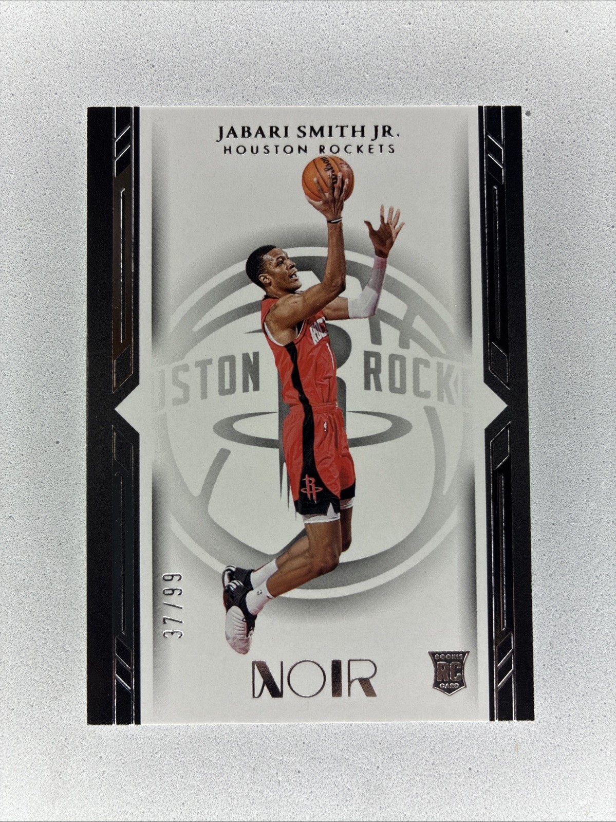 2022-23 Panini Noir Jabari Smith Jr. Rookie Icon Edition /99