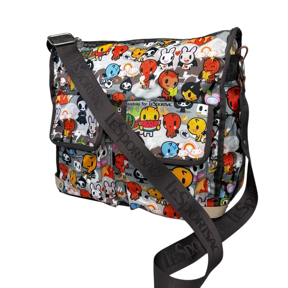 Tokidoki LeSportsac Stellina Messenger Bag Paradiso Inferno Print Rare Crossbody - Image 2 of 4