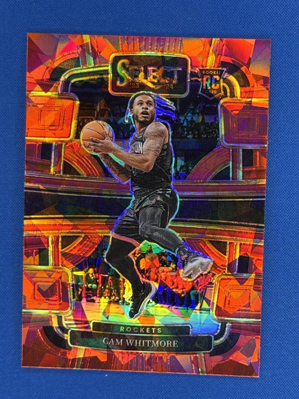 2023-24 Select #69 Cam Whitmore Concourse Level Rookie Red Ice Prizm RC Rockets