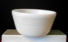 Vintage Pyrex Hamilton beach Racine Wisconsin mixing Bowl  Ribbed Milk Glass #30
