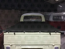 Tonneau Canvas cover black VW T2 Bay Window Crew /double Cab Pickup 68-79 C9669B