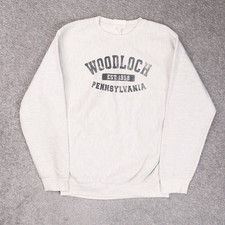 VTG Champion Reverse Weave Pennsylvania Youth Large Gray Long Sleeve Sweatshirt
