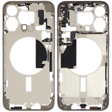 Mid-Frame Housing W/Power And Volume Button For iPhone 15 Pro Max(Used: Grade A)