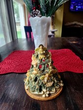 Vintage Christmas Tree Votiveange Gifts Tea Light Candle Holder