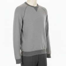 Lucky Brand Mens Gray Crewneck Pullover Sweater Minimalist Classic Neutral Large