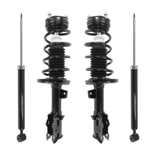 Front Complete Strut Assemblies & Rear Shocks for 2011-2019 Ford Fiesta