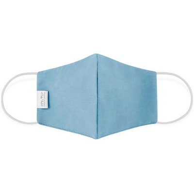 Reusable/Washable 2-Layer Contour Fabric Face Mask Blue Small 10/Bag