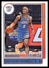 Shai Gilgeous-Alexander 2021-22 Hoops #3 Thunder NBA READ FREE SHIP AutographDen