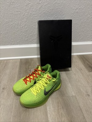 Nike kobe 6 grinch mens 8.5 great condition only worn 5-7 times original box.