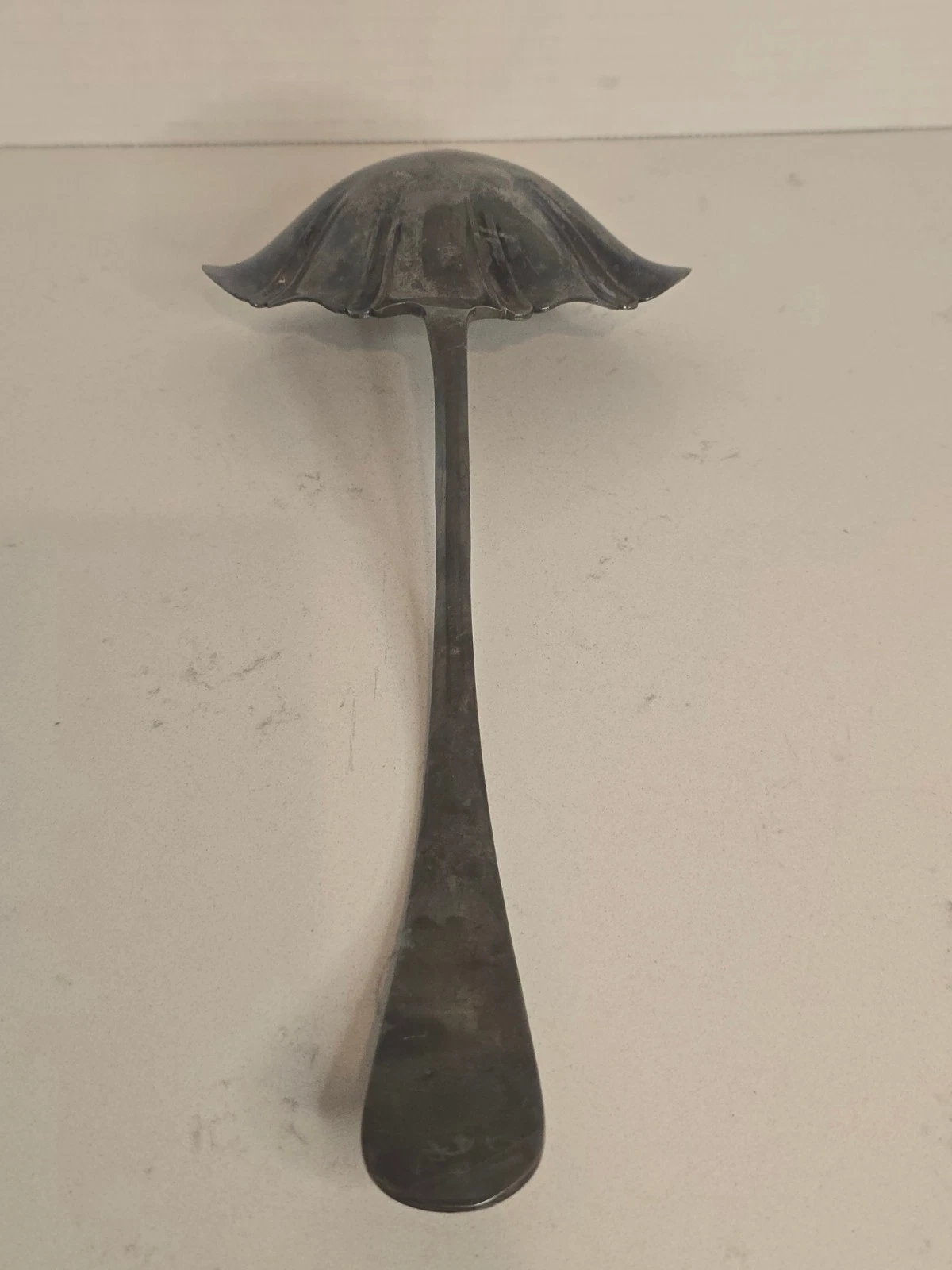 Vintage A.E. Lewis & Company Sheffield England Floraine Ladle Silver Plated EUC
