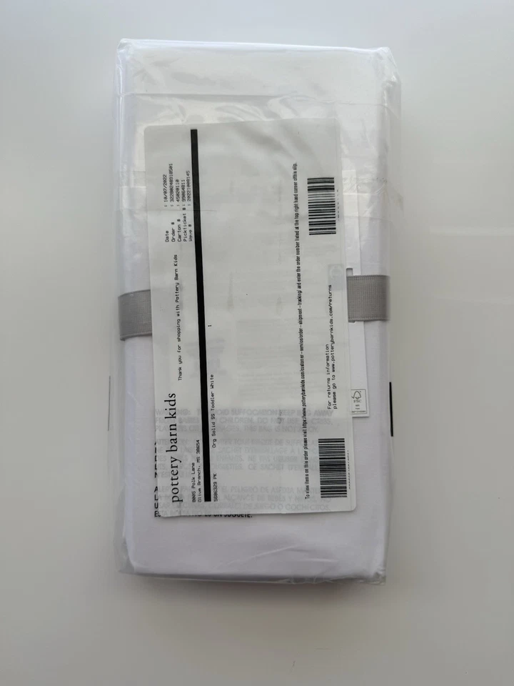 Pottery Barn Kids Organic Cotton Toddler Sheet Set - Image 2 of 2