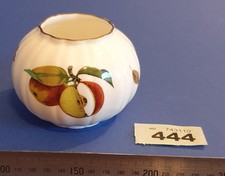 Royal Worcester Arden / Evesham Pumpkin fluted Dish / Trinket Tray (444)