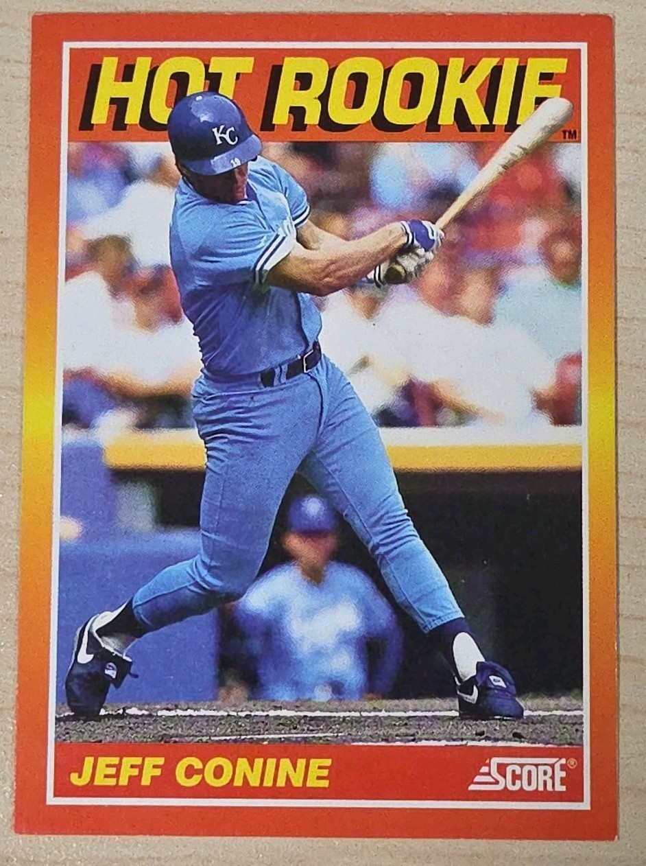 1991 Score Jeff Conine Hot Rookie Card #5 Kansas City Royals