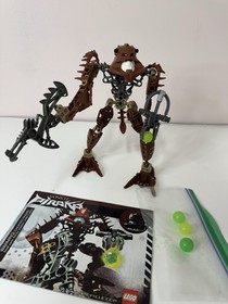 Lego Bionicle Avak 8904 100% Complete Piraka 2006 4 Zamora Spheres + Instruction