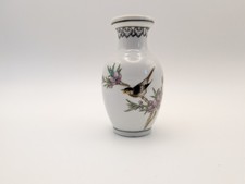Hand-painted Chinese Porcelain Bud Vase 3.5 Inches Tall