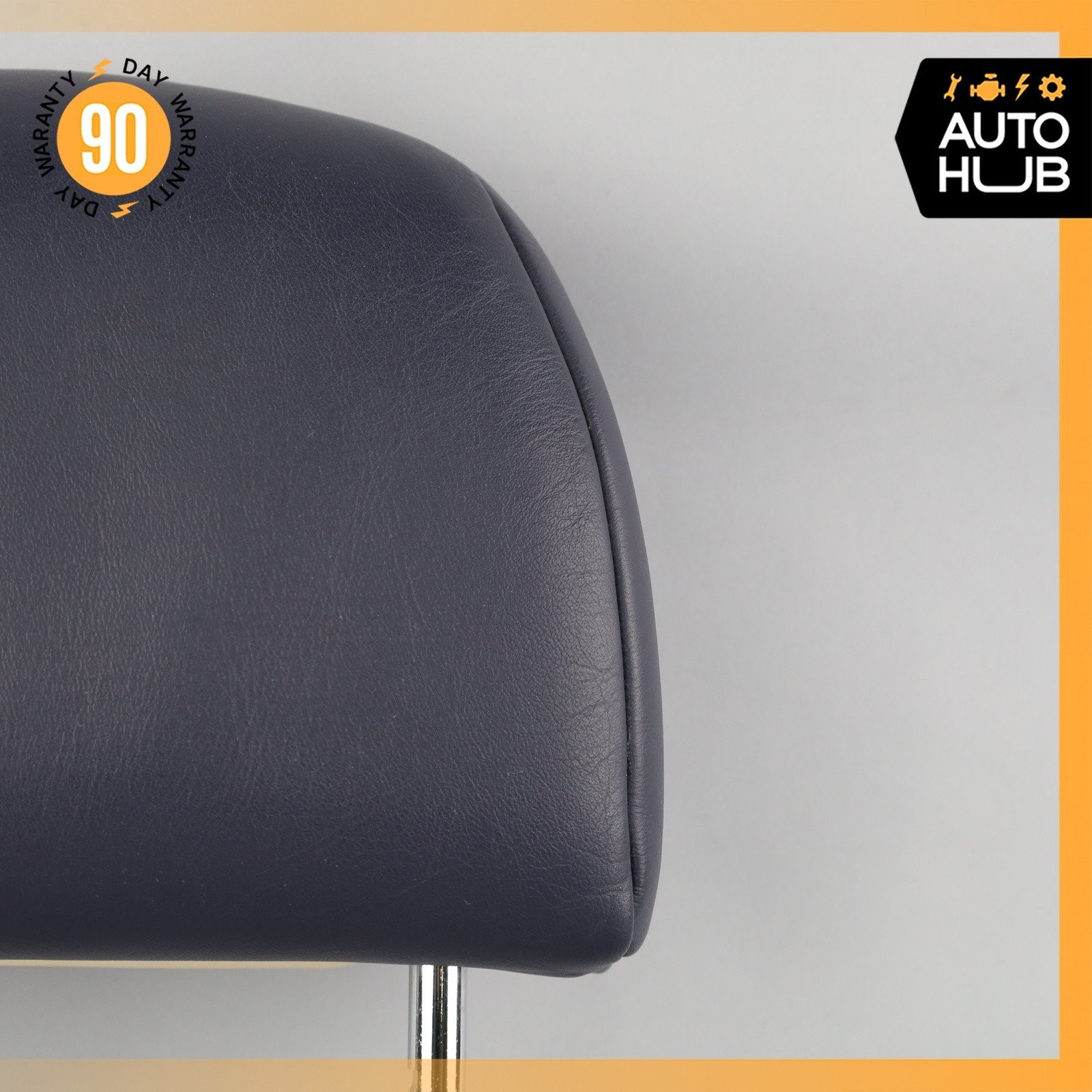00-04 Aston Martin DB7 Front Left or Right Seat Headrest Beige / Blue OEM 38k